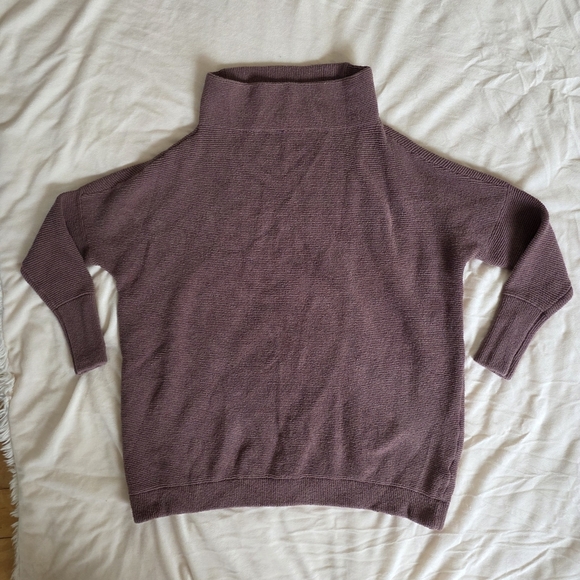 Free People Ottoman Slouchy Tunic Sweater in Nutmeg Oversized Knit - Picture 2 of 9